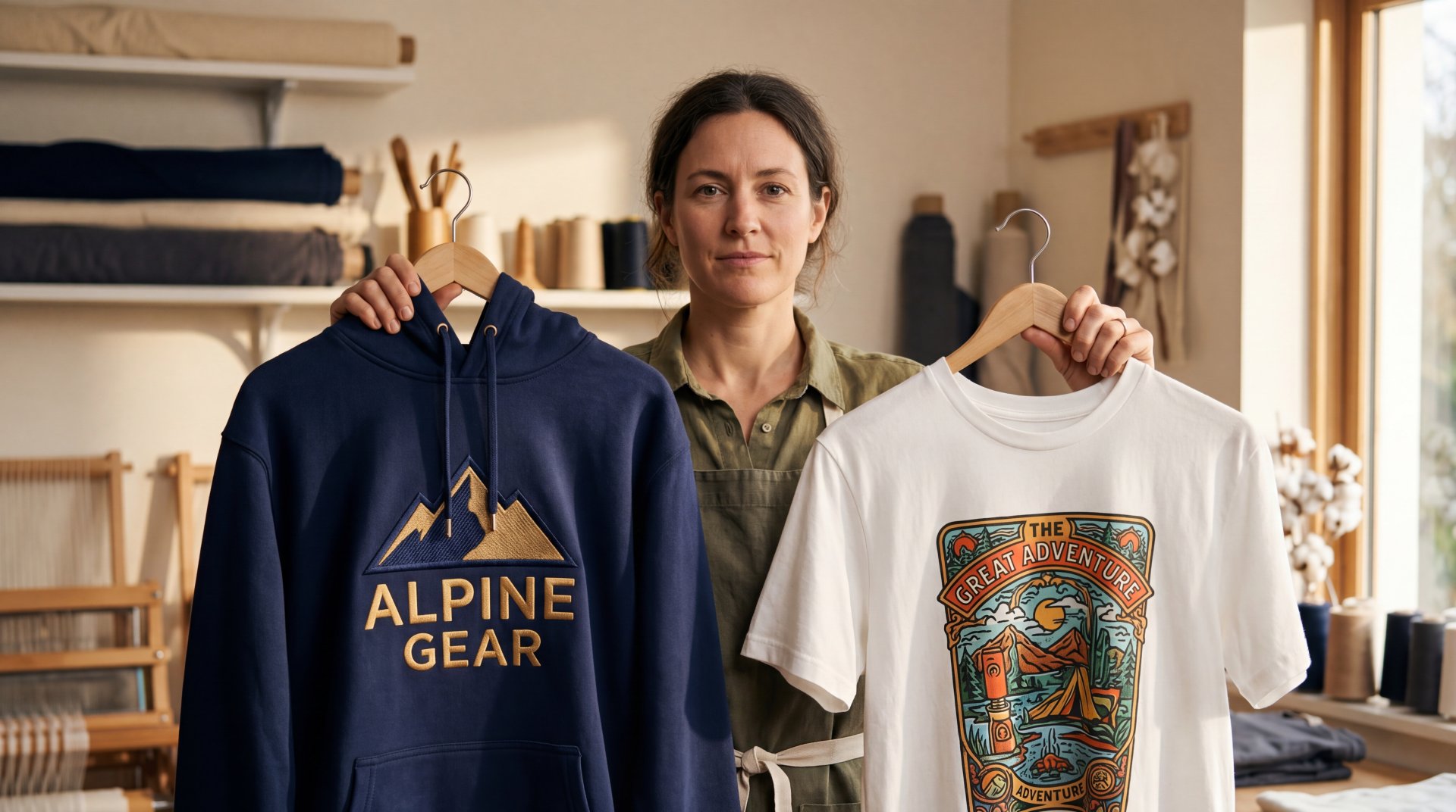 Broderie vs impression : ce que vos clients remarquent vraiment