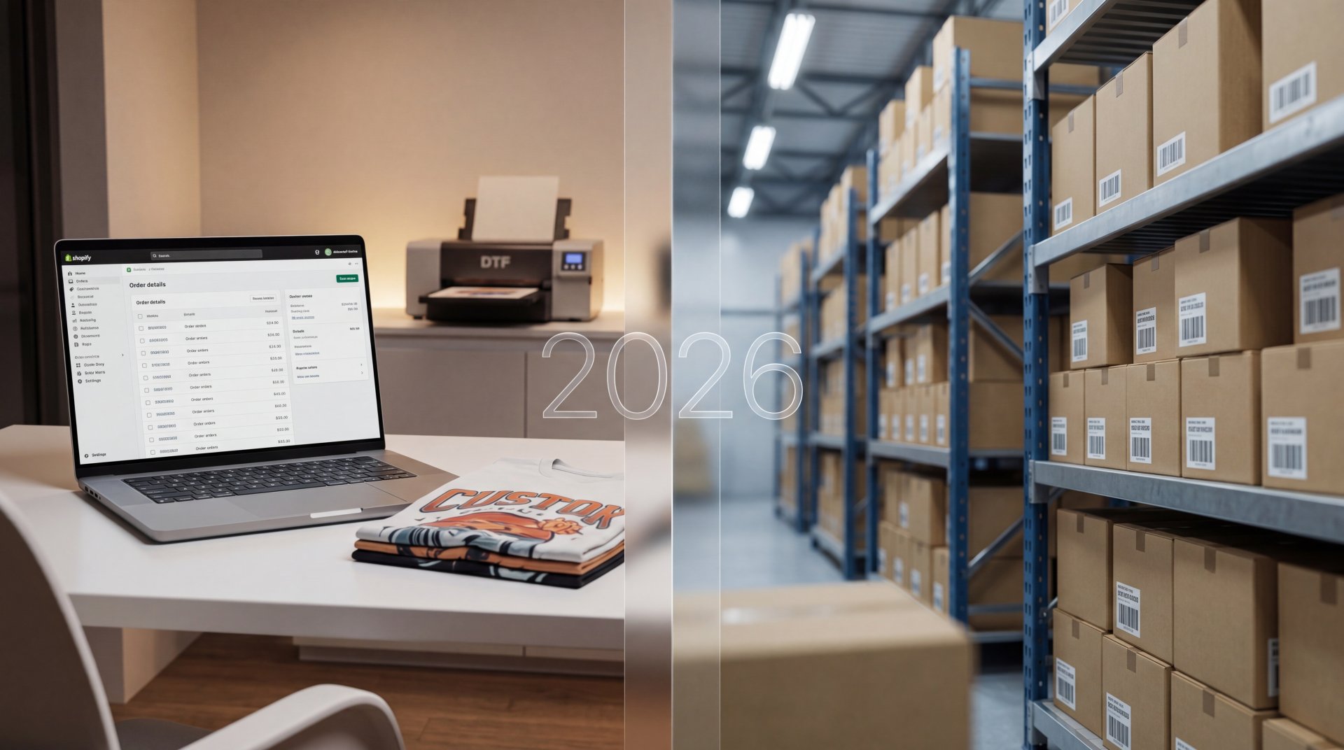 Print-on-demand vs stock classique : que choisir en 2026 ?