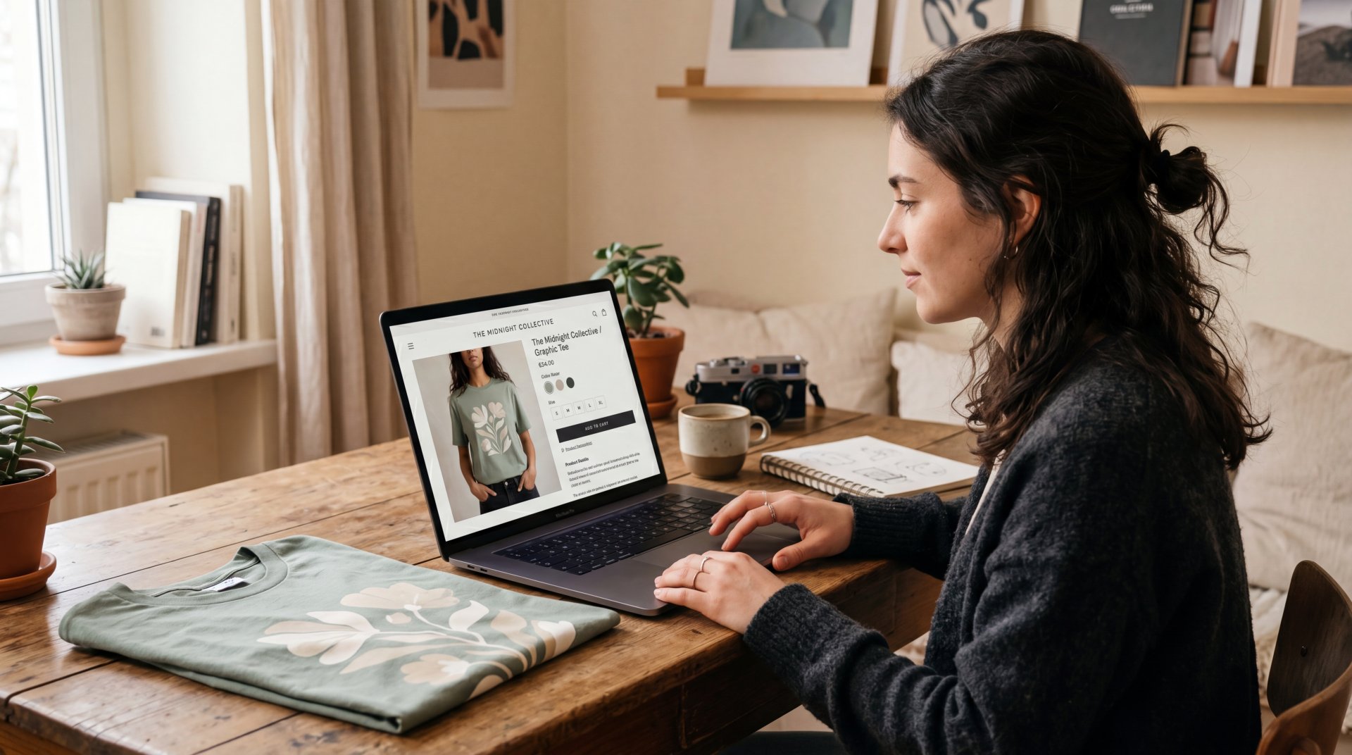Fiche produit qui convertit pour du merch : structure, visuels, copywriting