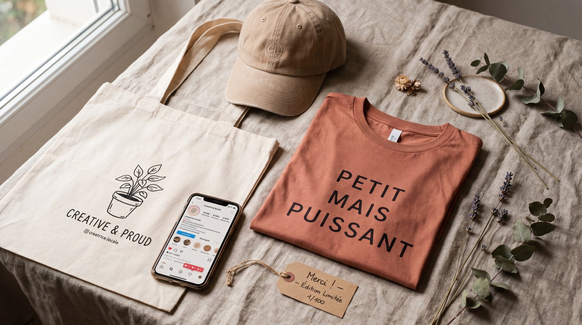 Quel merch vendre quand on a moins de 10 000 abonnés sur Instagram