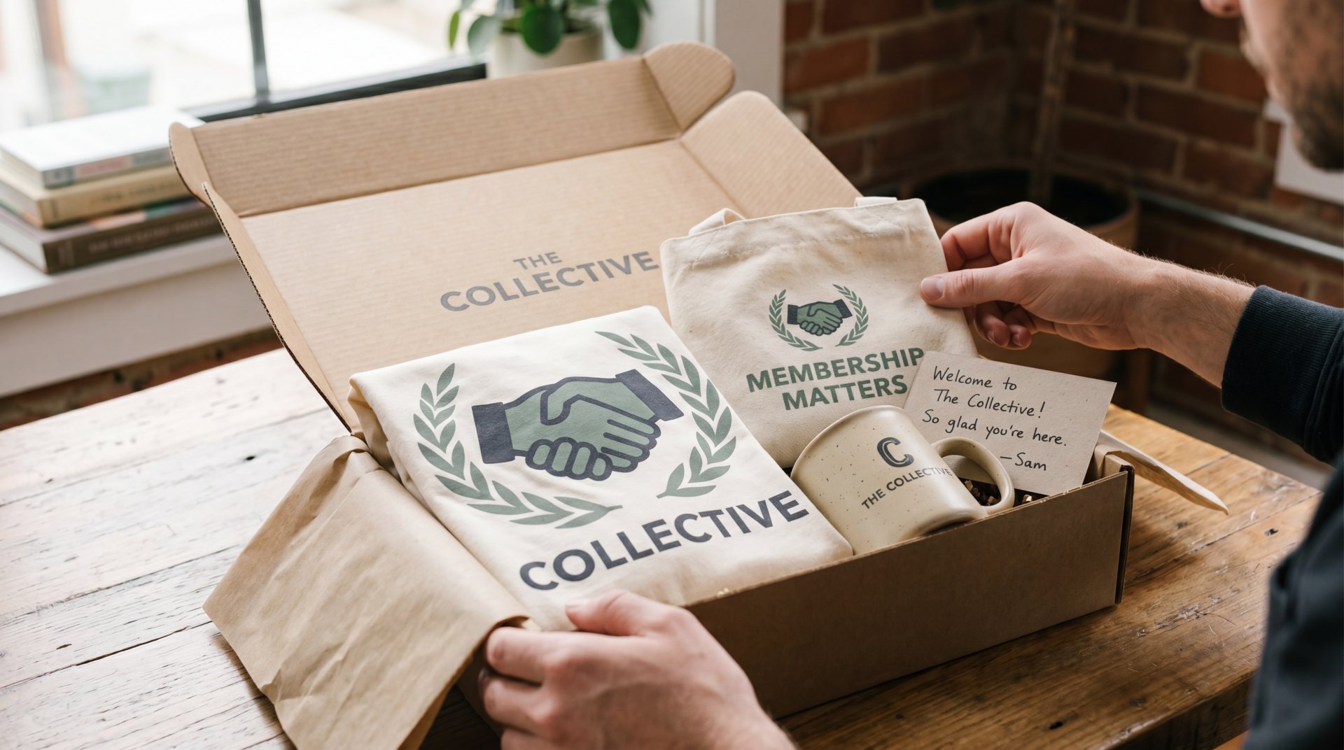 Créer un kit de bienvenue pour ses membres avec du merch personnalisé