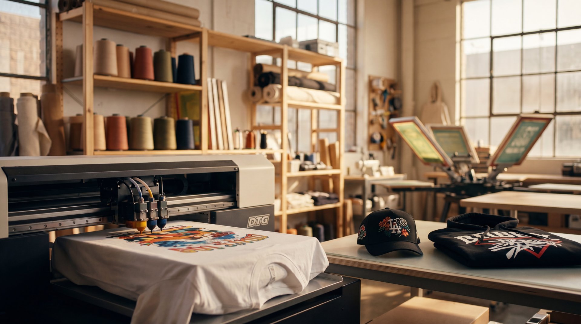DTG, sérigraphie, broderie : quelles techniques d'impression pour quel projet ?